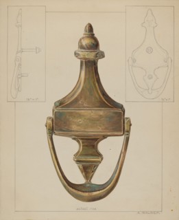 Door Knocker, c. 1937.