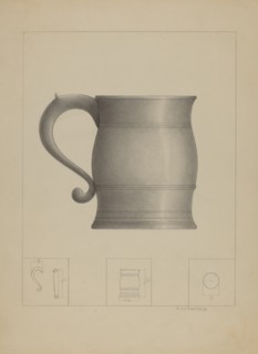 Pewter Mug, 1935/1942.