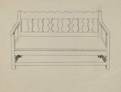 Church Pew, 1935/1942.