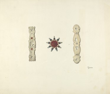 Hair Ornaments, c. 1939.