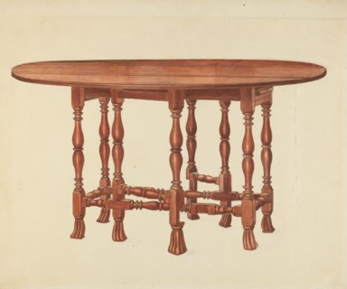 Gate Leg Table, c. 1940.