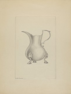 Silver Creamer, c. 1937.
