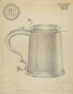 Silver Tankard, c. 1936.