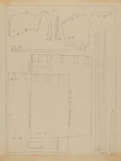 Dress (Pattern), c. 1936.