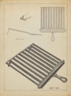 Flat Iron Holder, c. 1936.