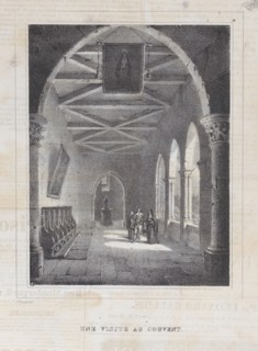 Une Visite au Couvent, ca. 1834.