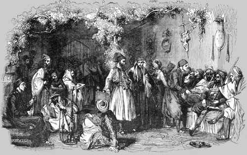'Turkish coffee house', 1854. Creator: Unknown.