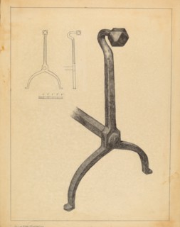 Andiron, 1935/1942.