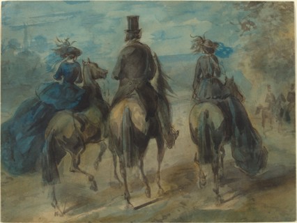 Promenade in the Bois.