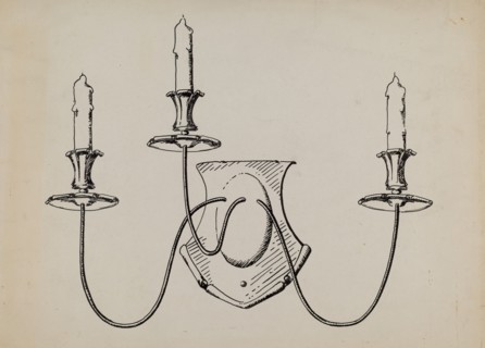 Wall Fixture, c. 1936.