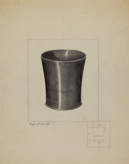 Pewter Beaker, c. 1936.