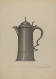 Pewter Flagon, c. 1936.