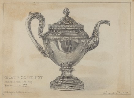 Silver Teapot, c. 1936.