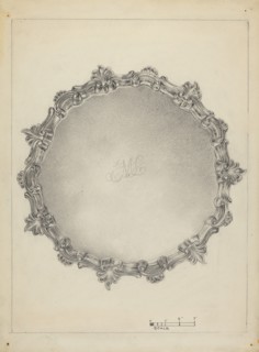 Silver Salver, c. 1939.