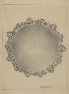 Silver Salver, c. 1936.