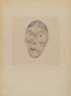 Wooden Mask, 1935/1942.