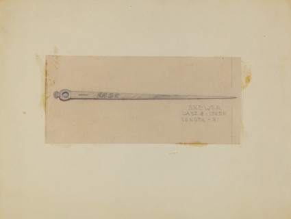 Silver Skewer, c. 1936.