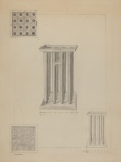 Candle Mold, 1935/1942.