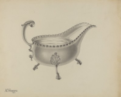 Silver Sauce Boat, 1937.