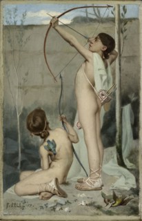 Les tireurs d'arc, 1879.