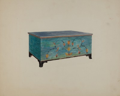Pa. German Chest, c. 1940.