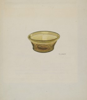 Small Glass Bowl, c. 1940.