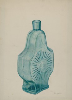 Blue-Green Flask, c. 1941.
