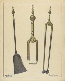 Tongs and Shovel, c. 1939.
