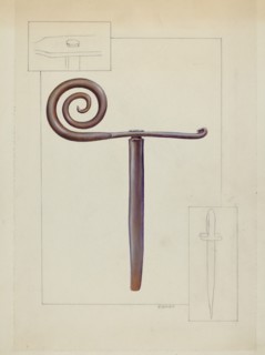 Shutter Stay, 1935/1942.