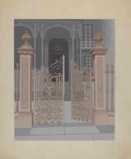 Cast Iron Gate, c. 1936.