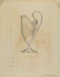 Silver Creamer, c. 1936.