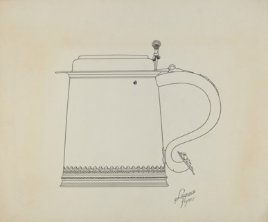 Silver Tankard, c. 1938.