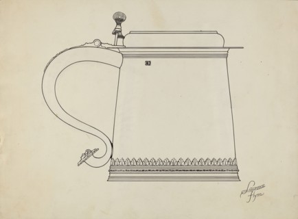 Silver Tankard, c. 1936.