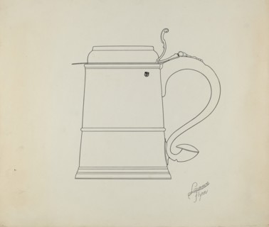 Silver Tankard, c. 1938.