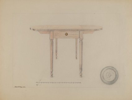 Sheraton Table, c. 1936.