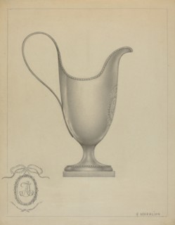 Silver Creamer, c. 1936.