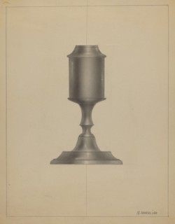 Whale Oil Lamp, c. 1936.