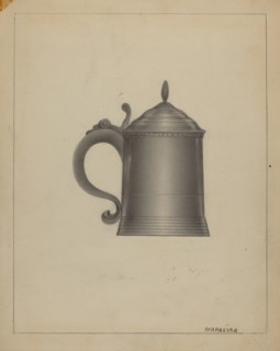 Pewter Tankard, c. 1936.