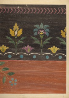Stencilled Floor, c. 1938.
