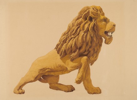 Circus Wagon Lion, c. 1937.