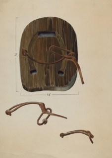 Bog Shoe for Horse, c. 1936.