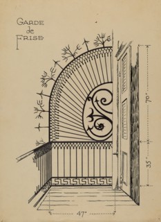 Iron Balcony Garde, 1935/1942.