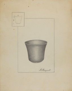 Pewter Cup, c. 1936.