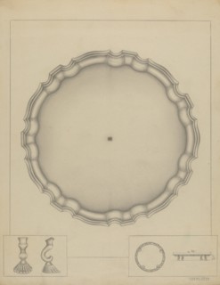 Silver Salver, c. 1936.