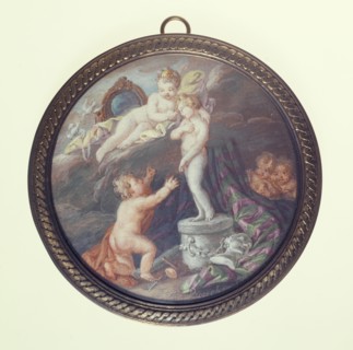 Cherub sculptors, c1850.