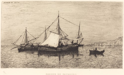Barque de Pecheurs, 1874.