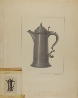 Pewter Flagon, 1935/1942.