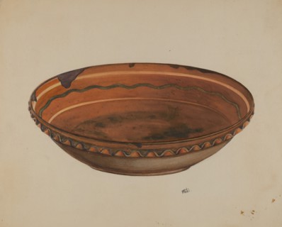 Economy Pie Plate, c. 1937.