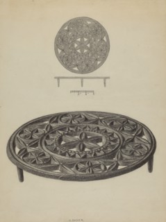 Pa. German Trivet, c. 1938.