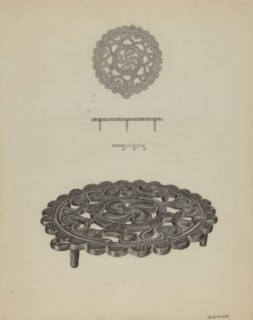 Pa. German Trivet, c. 1938.